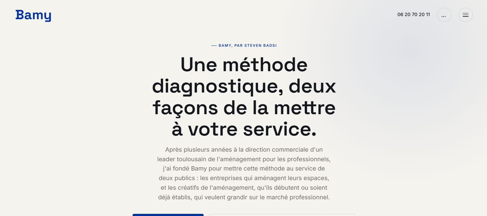 Aperçu du site Bamy